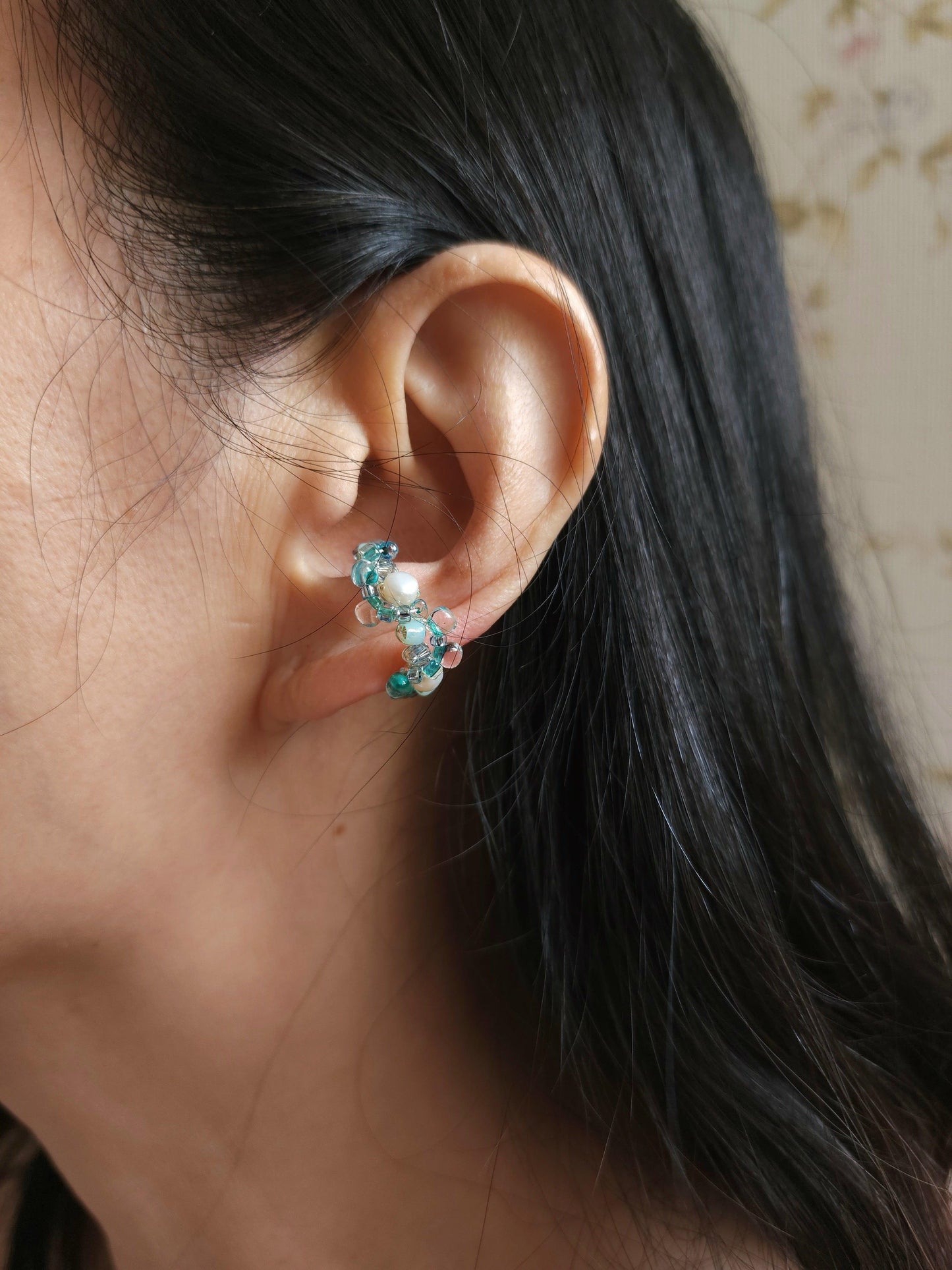 Azure Allure Earcuffs - By Cocoyu