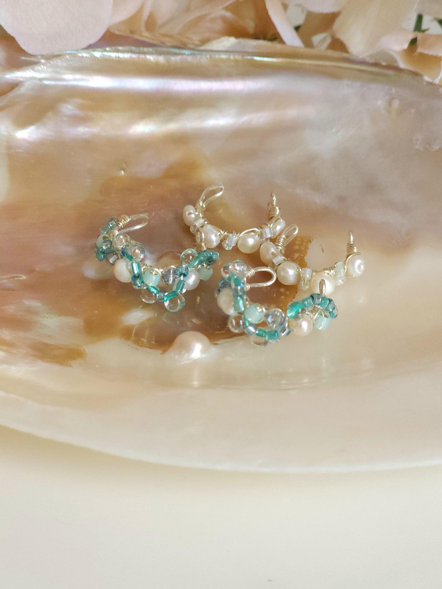 Azure Allure Earcuffs - By Cocoyu