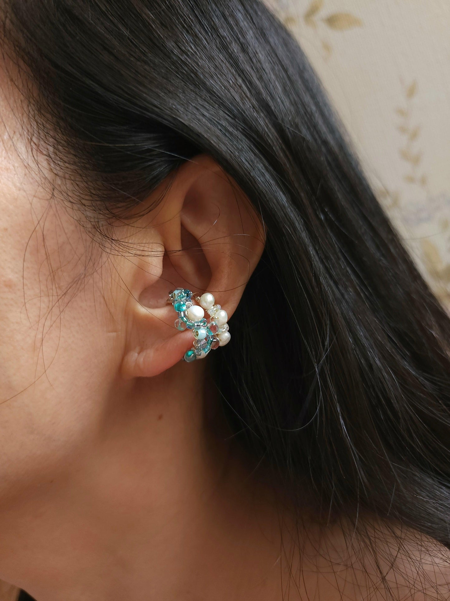 Azure Allure Earcuffs - By Cocoyu
