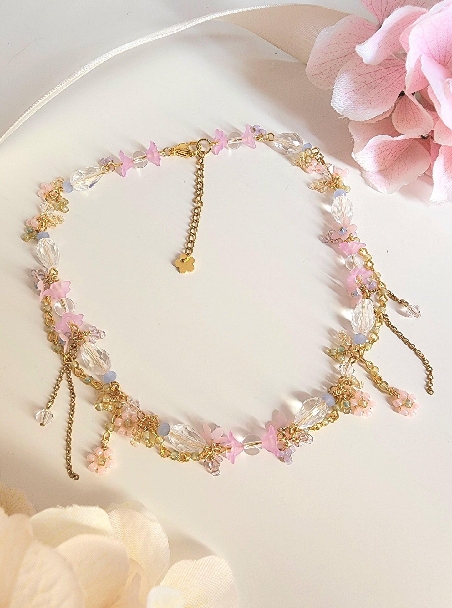 Floral Pools Necklace - By Cocoyu