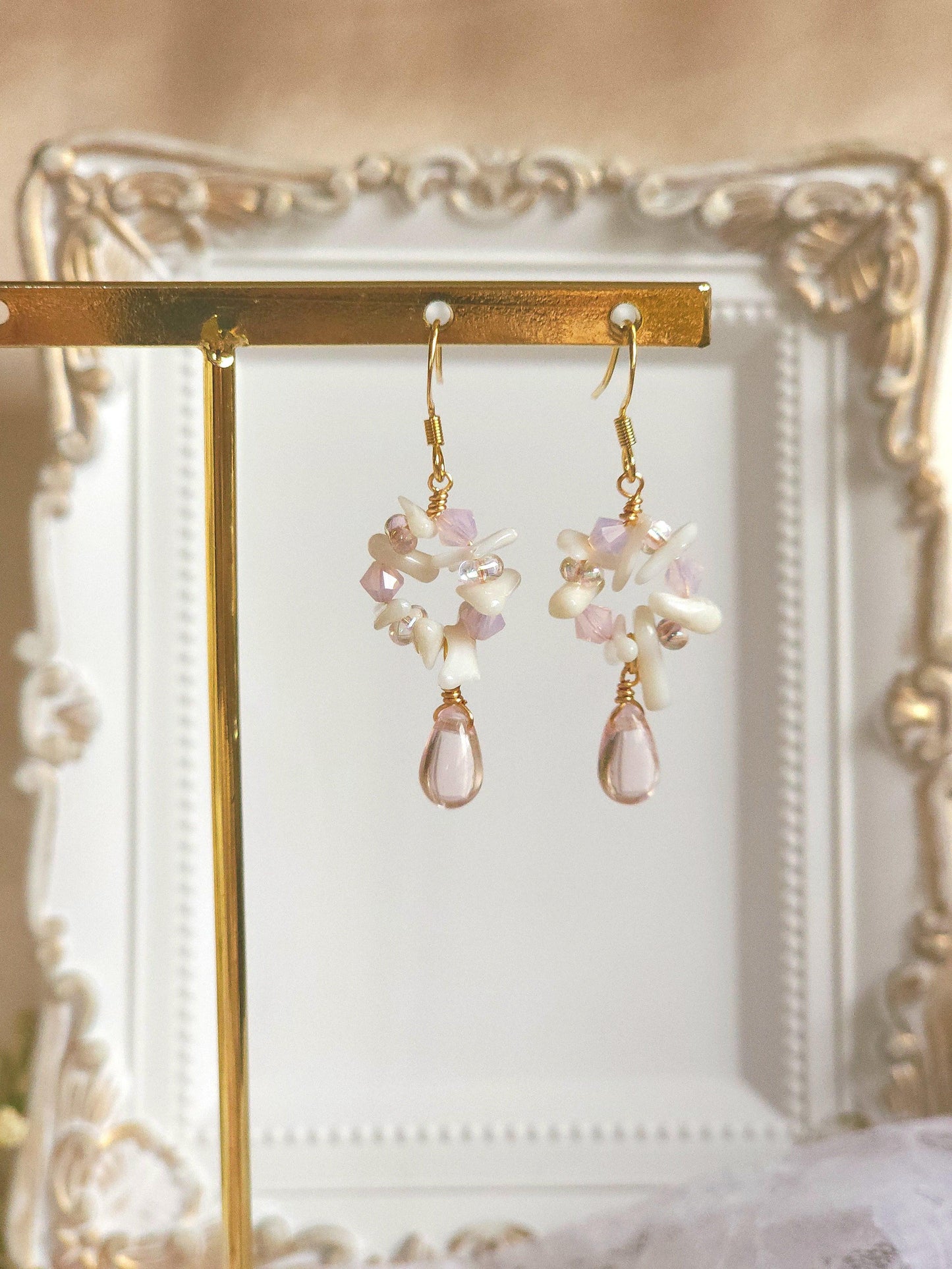 Mermaid's Blush Earrings - By Cocoyu