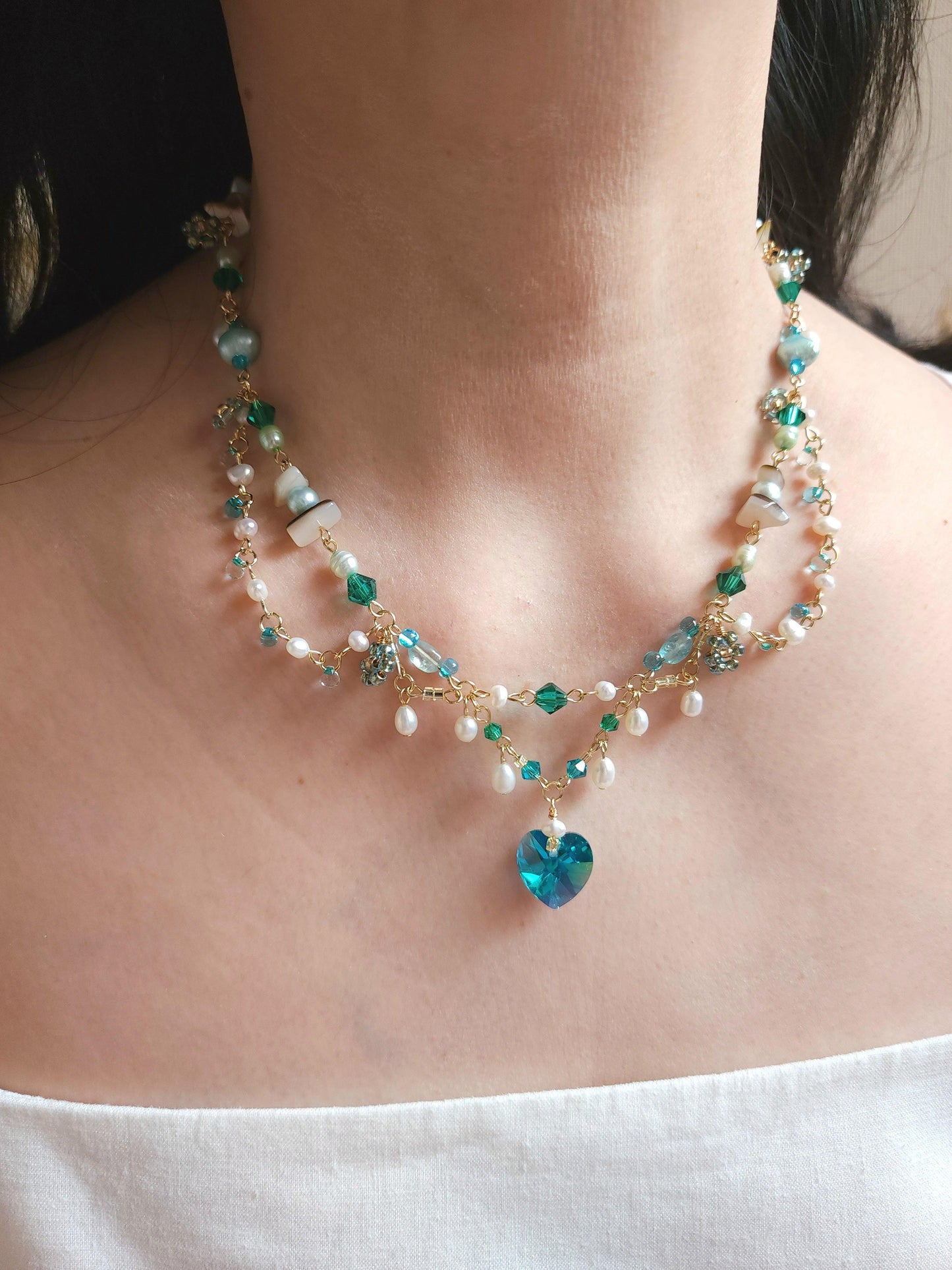 Mystic Lagoon Necklace - By Cocoyu