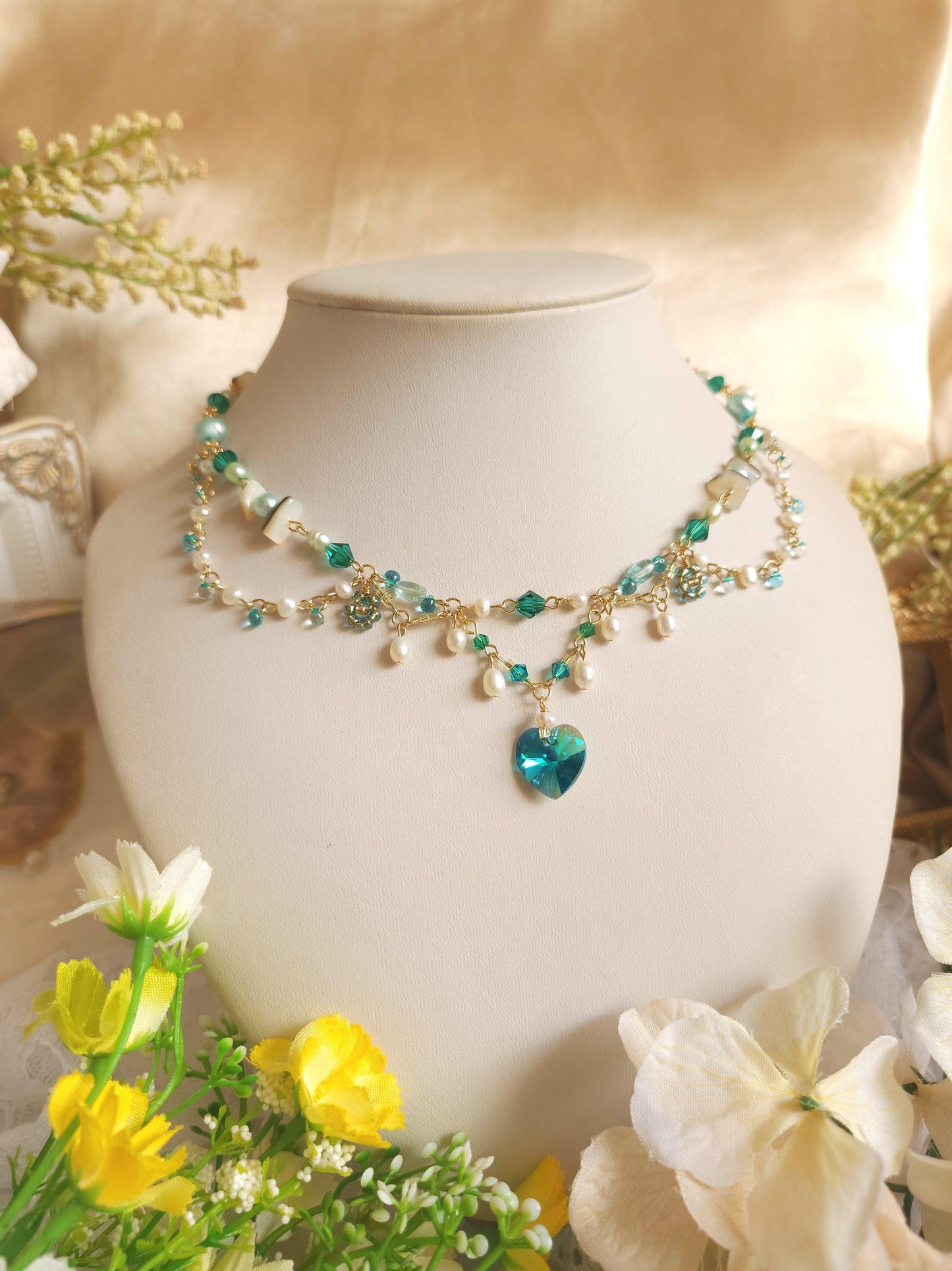 Mystic Lagoon Necklace - By Cocoyu