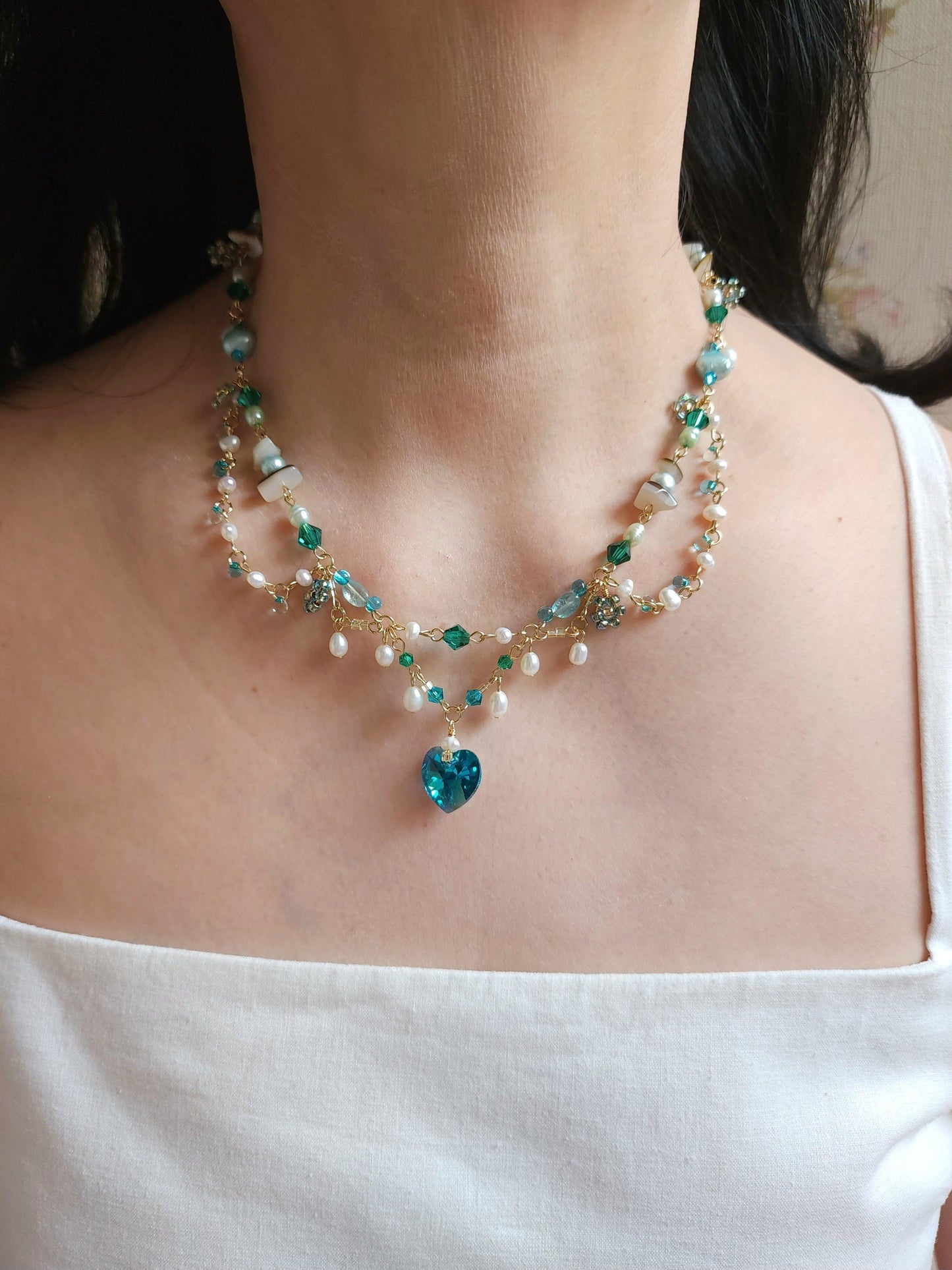 Mystic Lagoon Necklace - By Cocoyu