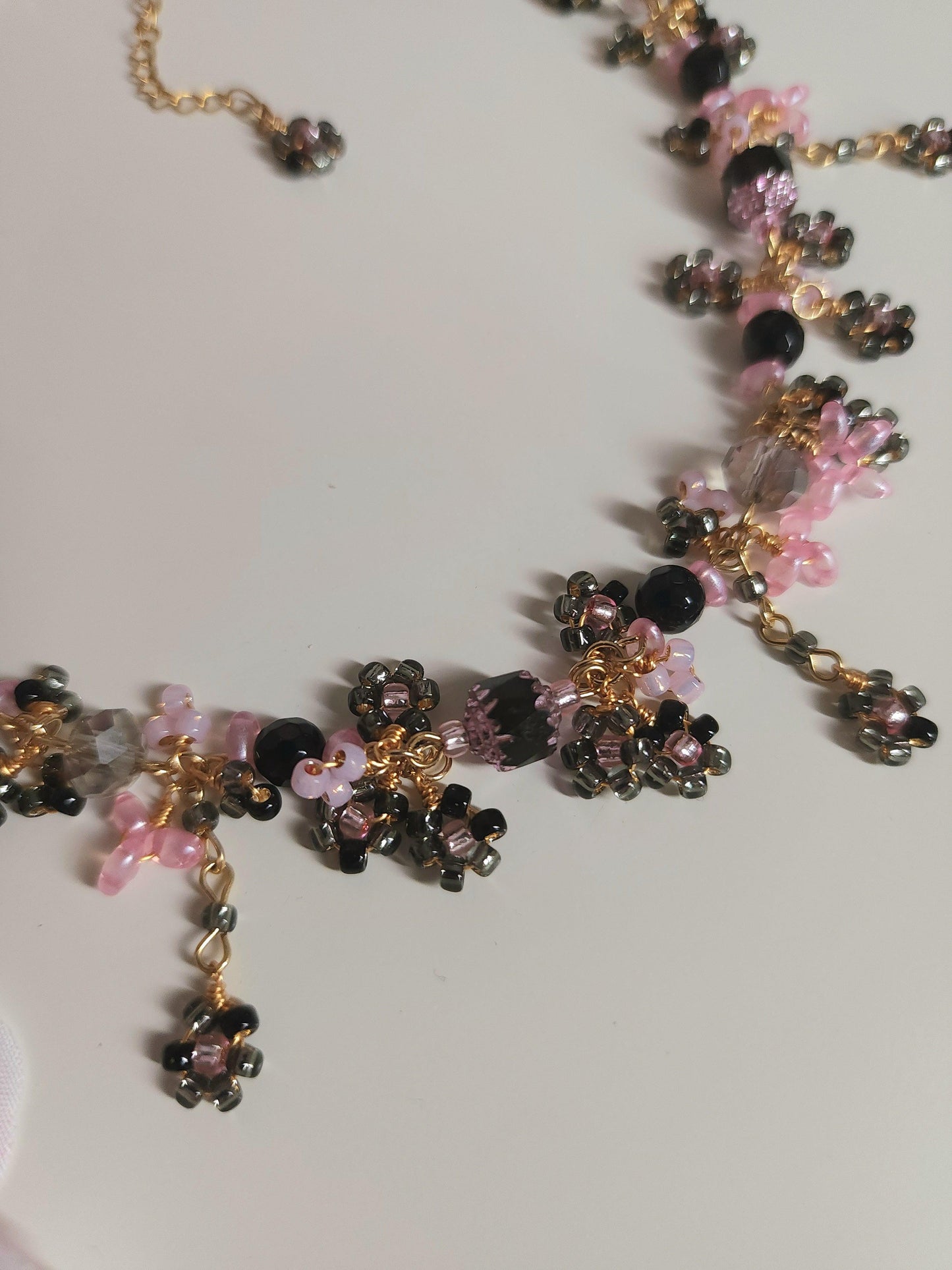 Night Roses Garden Necklace - By Cocoyu