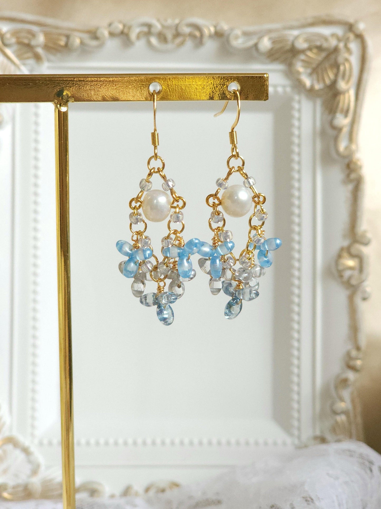 Tempest Pearl Earrings - By Cocoyu