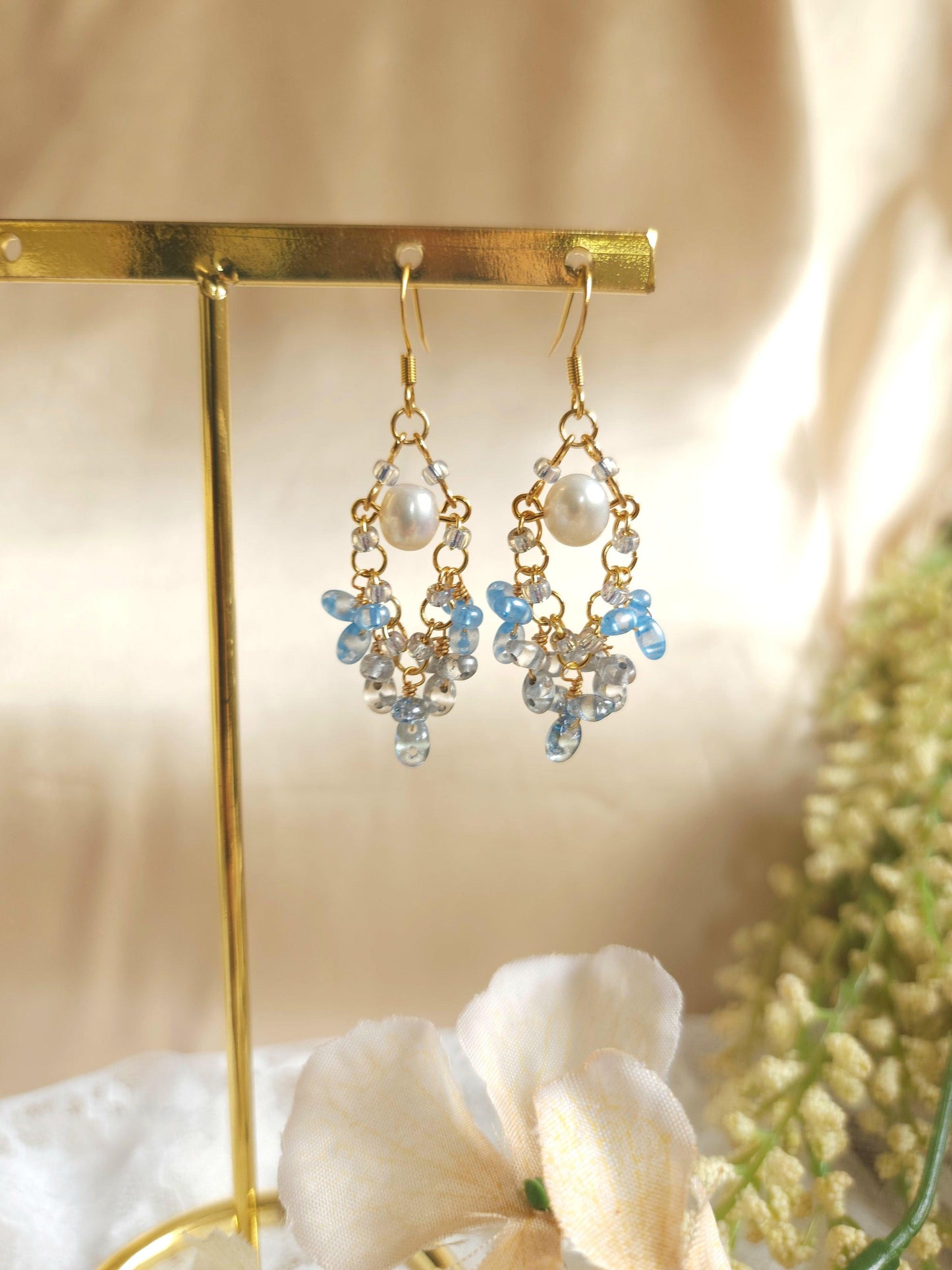Tempest Pearl Earrings - By Cocoyu