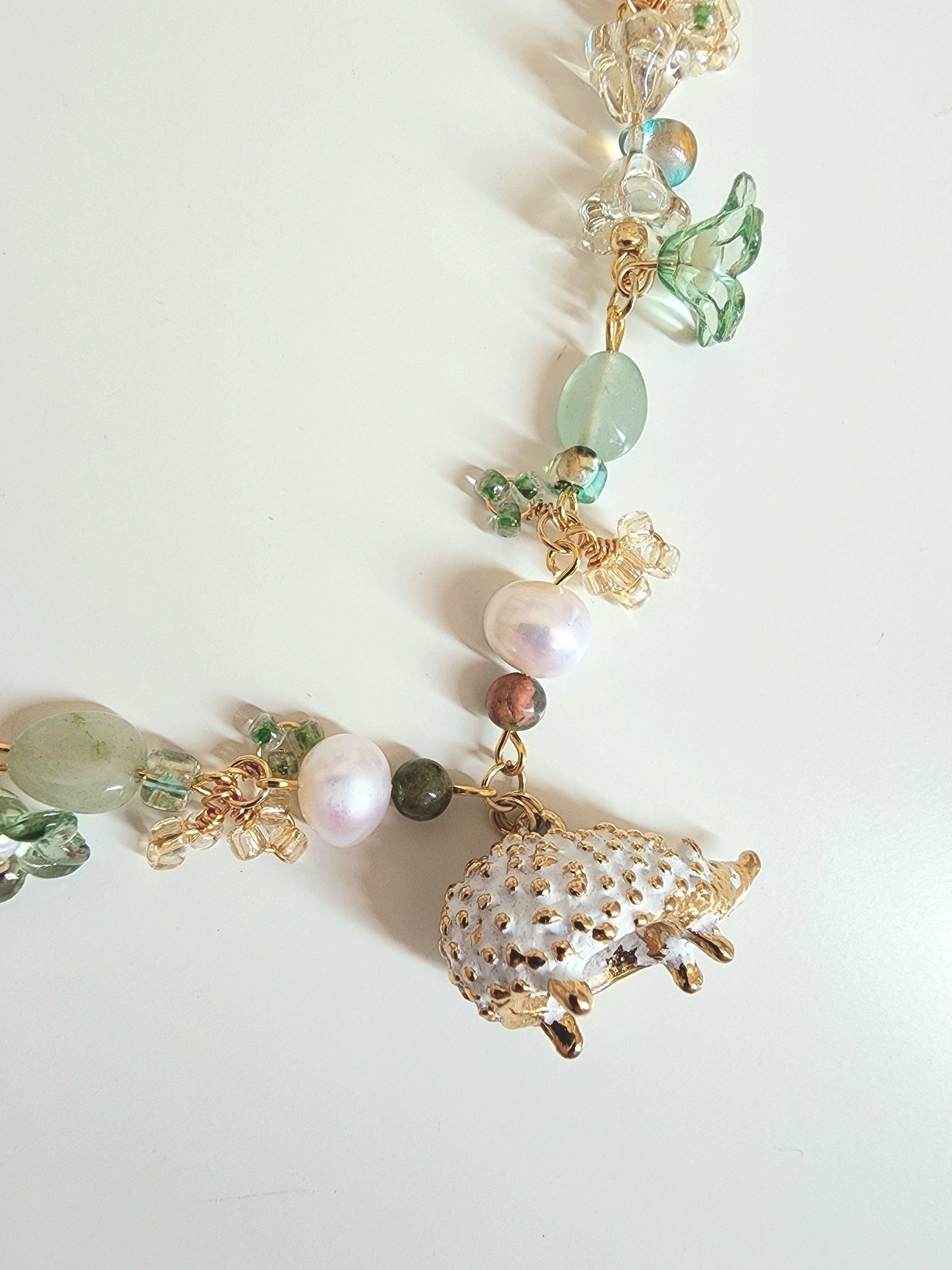 Woodland Hedgehog Necklace - By Cocoyu