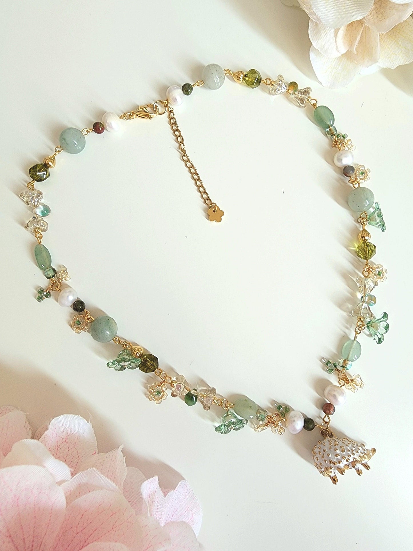 Woodland Hedgehog Necklace - By Cocoyu
