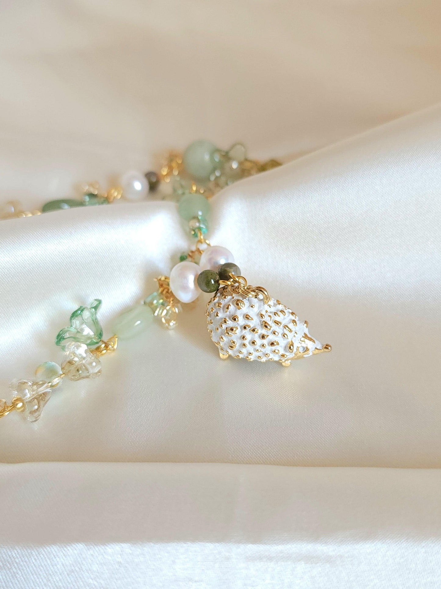 Woodland Hedgehog Necklace - By Cocoyu