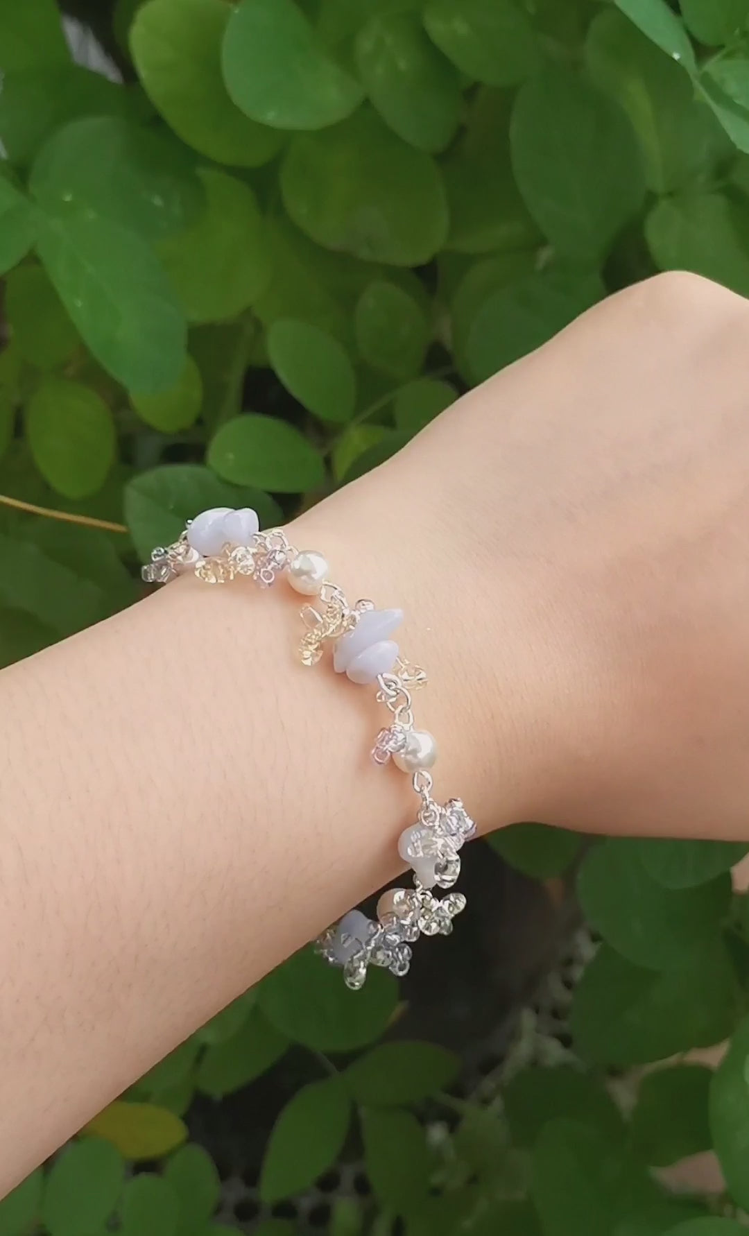 Silver Lace Bracelet.