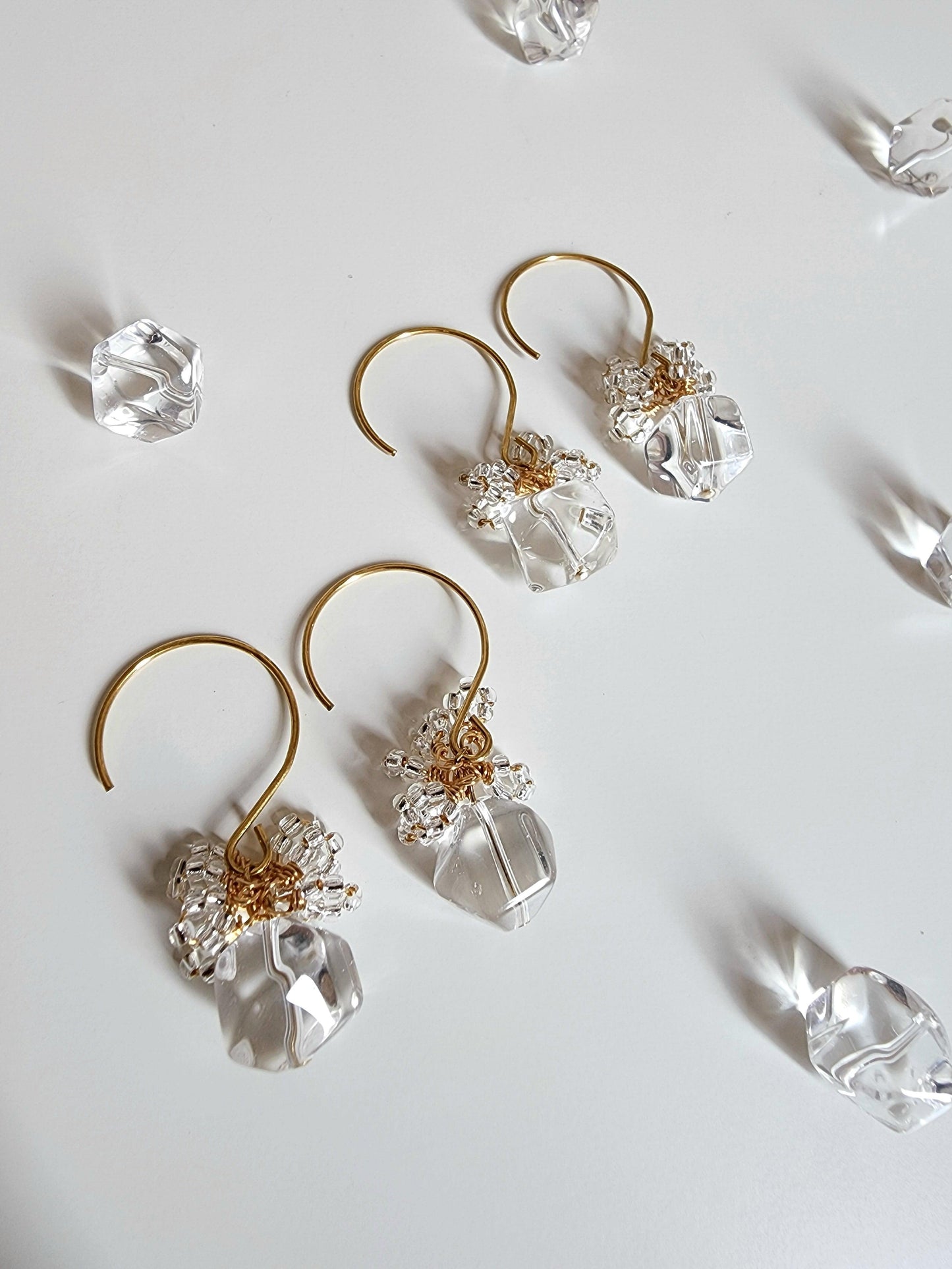 Frost Cubes Earrings - By Cocoyu