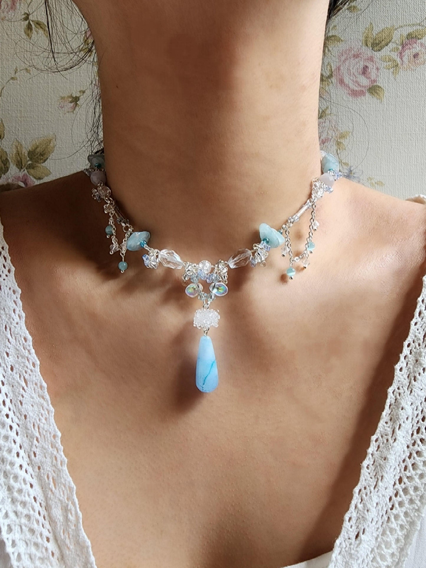 Frozen Lake Necklace - By Cocoyu