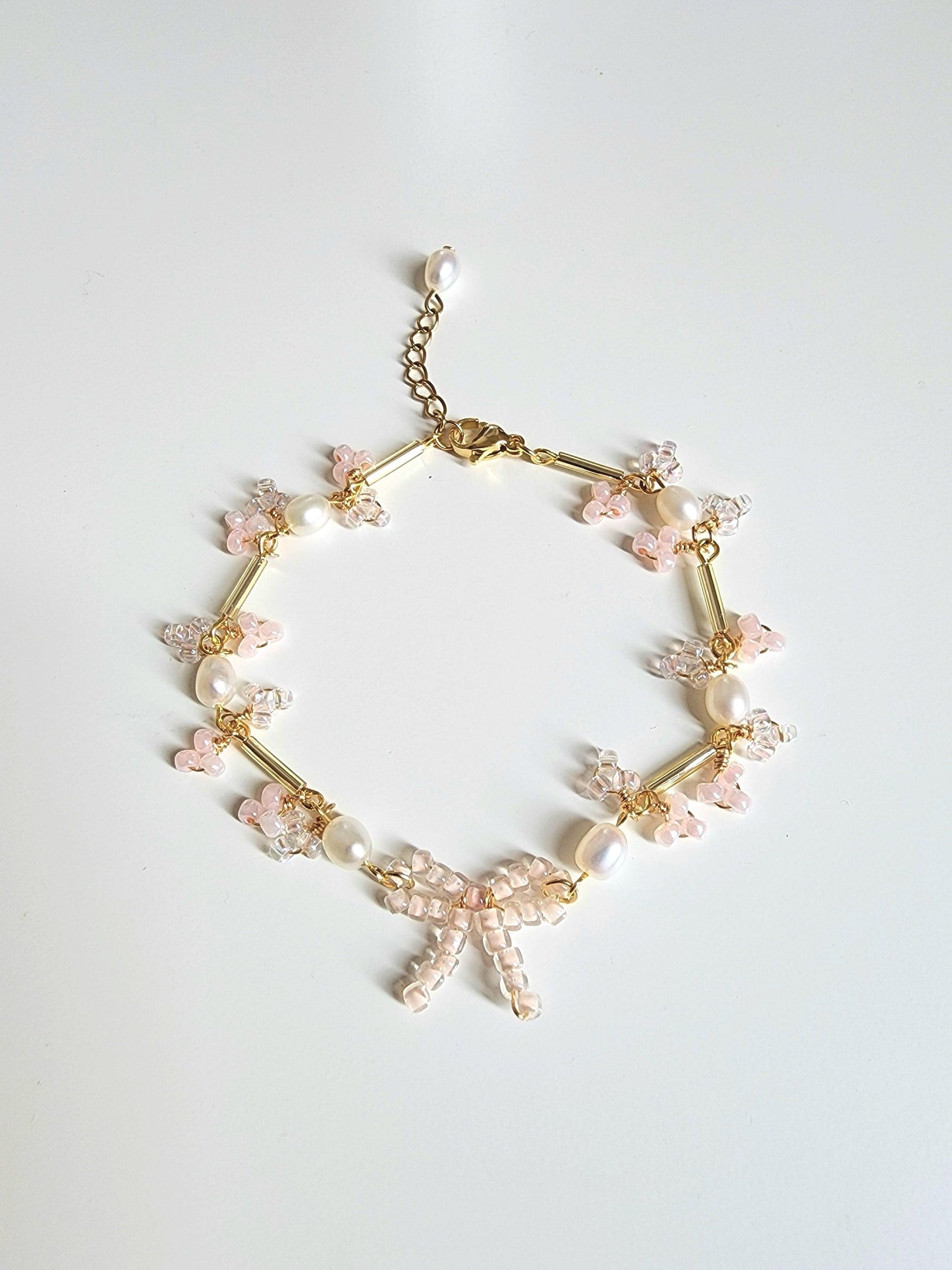 Gold Aline Ribbon Bracelet - By Cocoyu