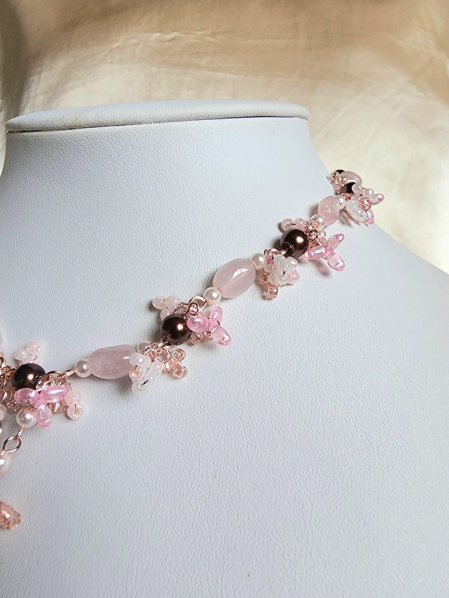 Pink Chocolate Strawberry Necklace - By Cocoyu