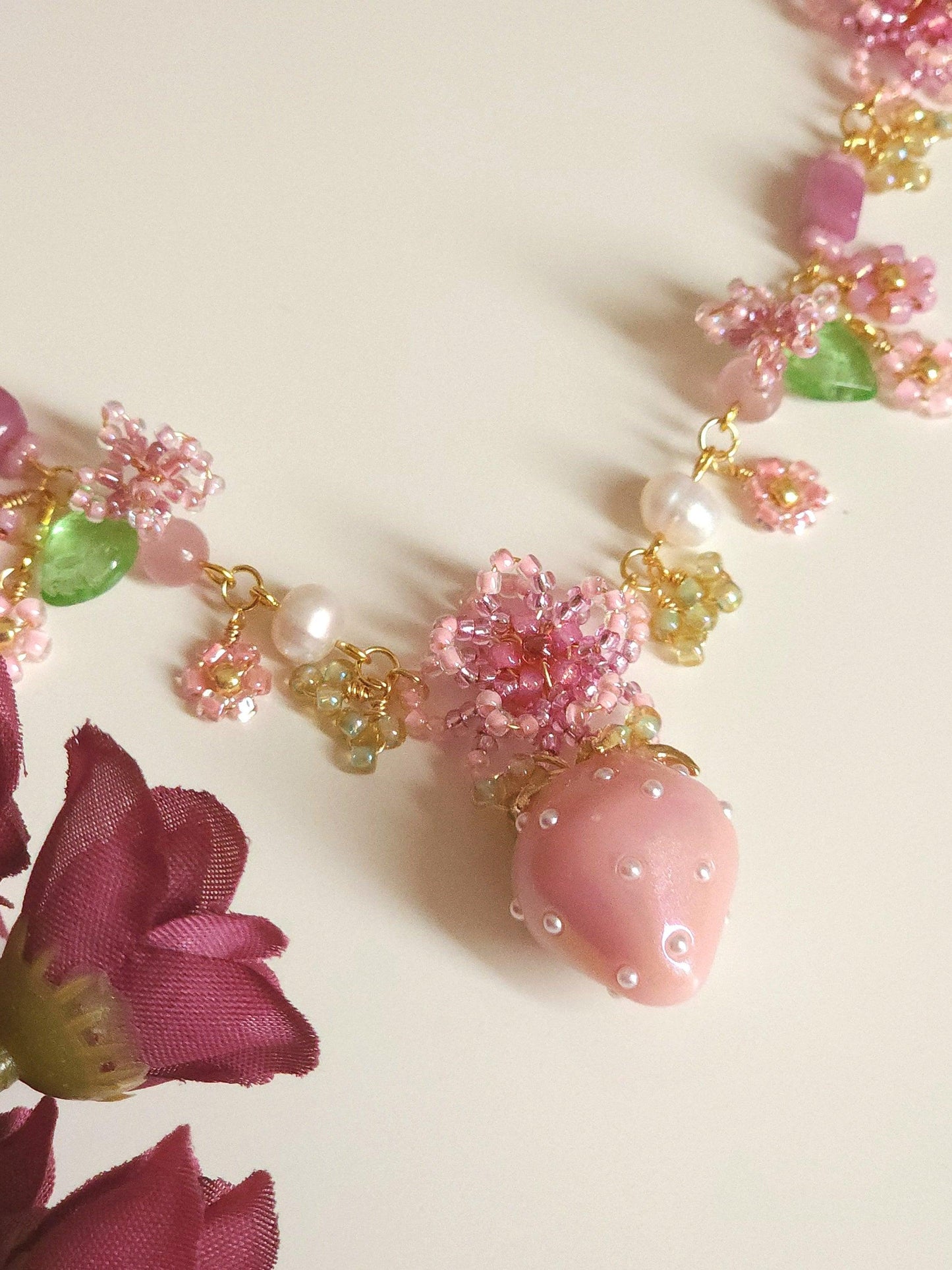 Blossoming Berry Harvest Necklace