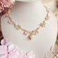 Graceful Pearl Strawberry Necklace