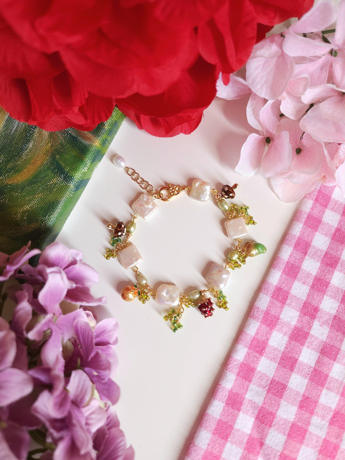 Fruit Feast Pearl Bracelet