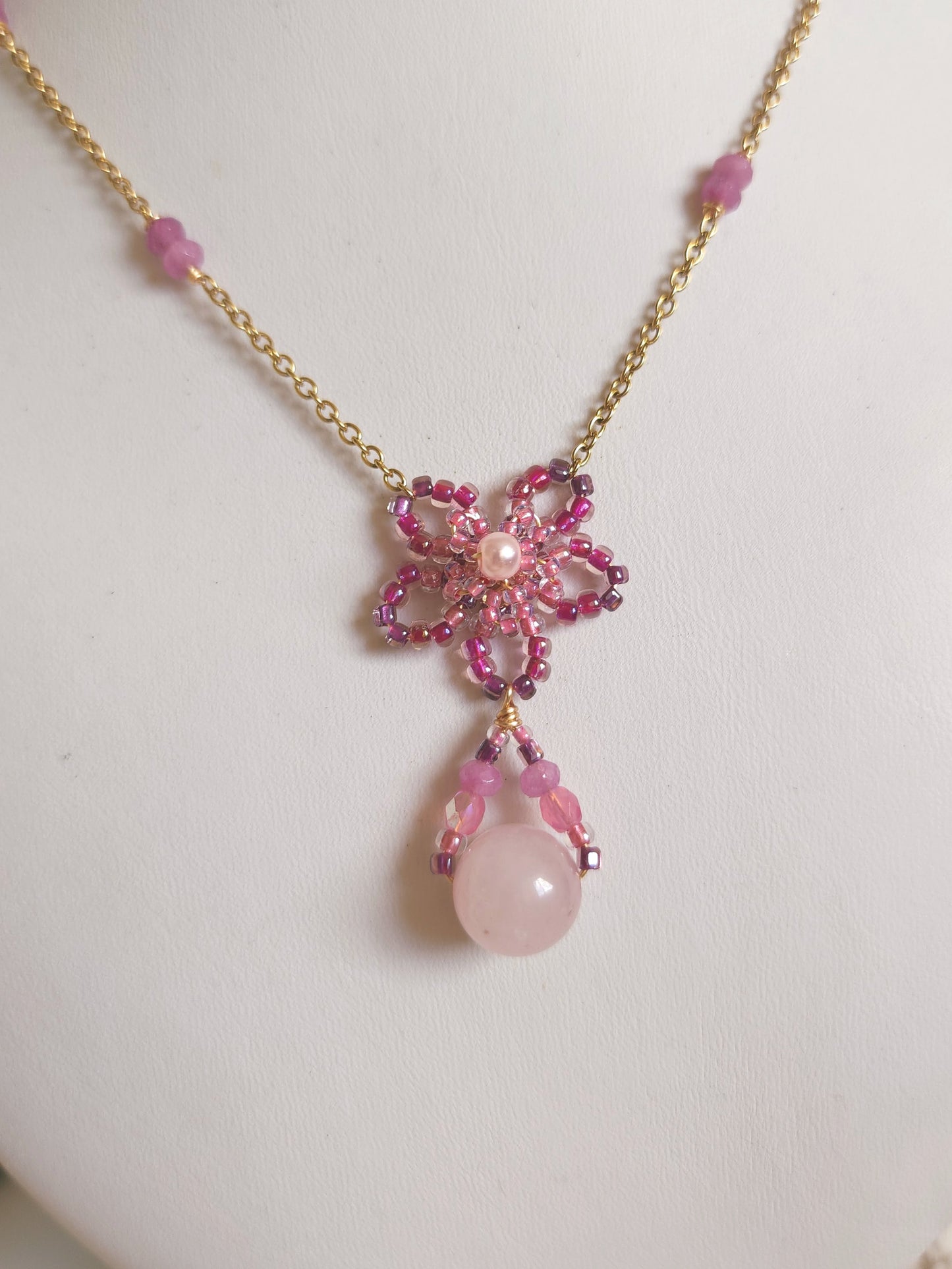 Rose at Dusk Necklace