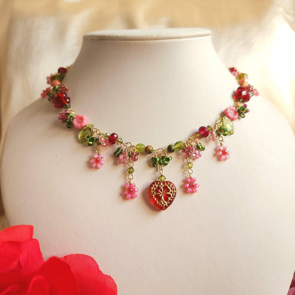 
                  
                    Amaryllis Heart Necklace - By Cocoyu
                  
                