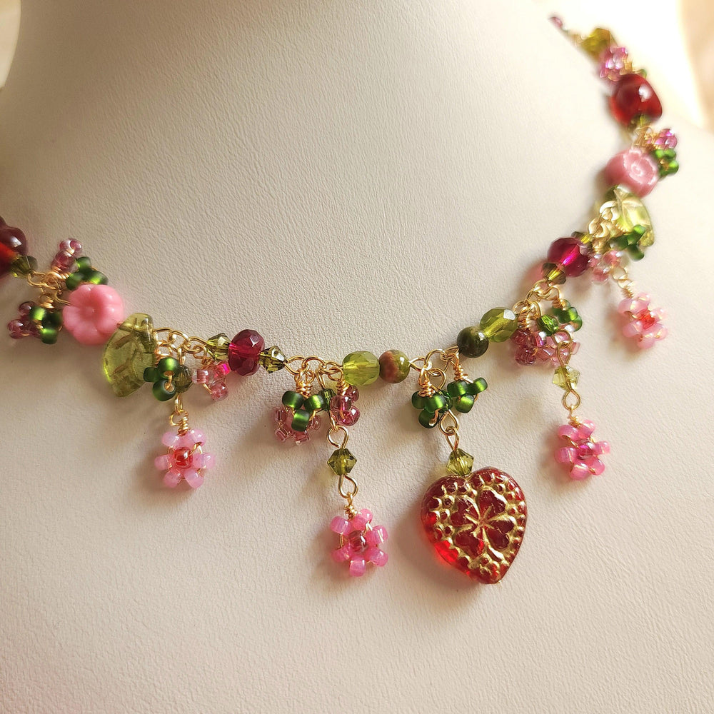 
                  
                    Amaryllis Heart Necklace - By Cocoyu
                  
                