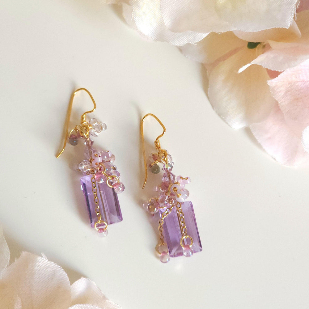 
                  
                    Amethyst Reefs Earrings - By Cocoyu
                  
                