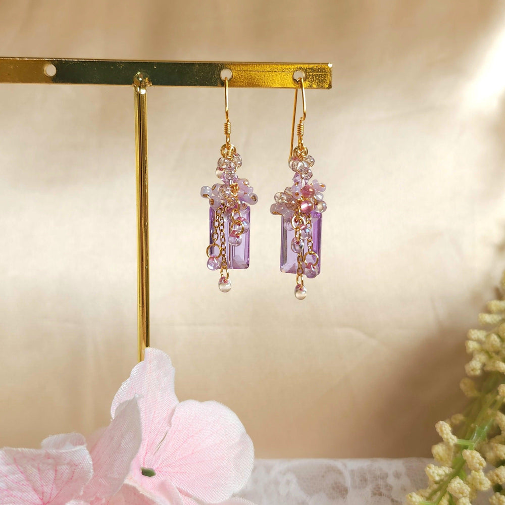 
                  
                    Amethyst Reefs Earrings - By Cocoyu
                  
                