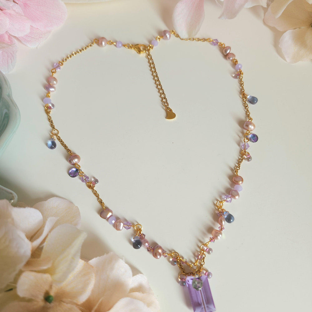 
                  
                    Amethyst Reefs Necklace - By Cocoyu
                  
                