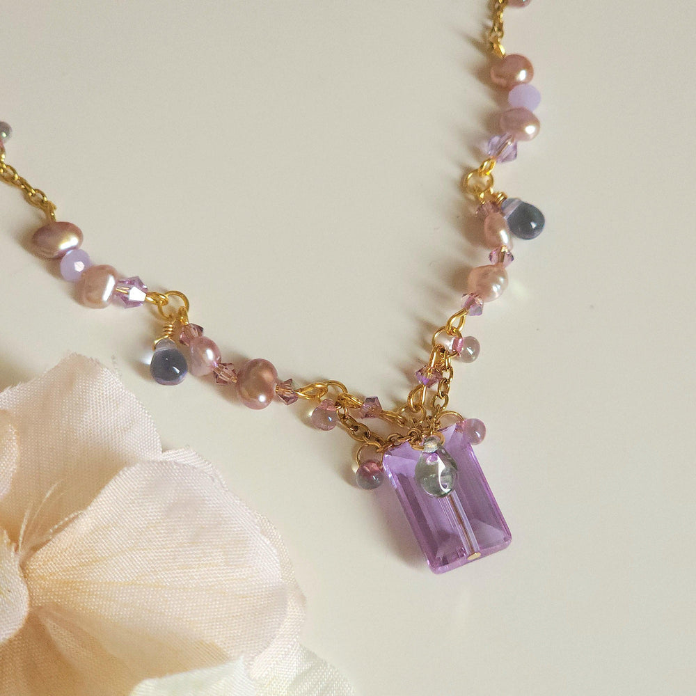 
                  
                    Amethyst Reefs Necklace - By Cocoyu
                  
                