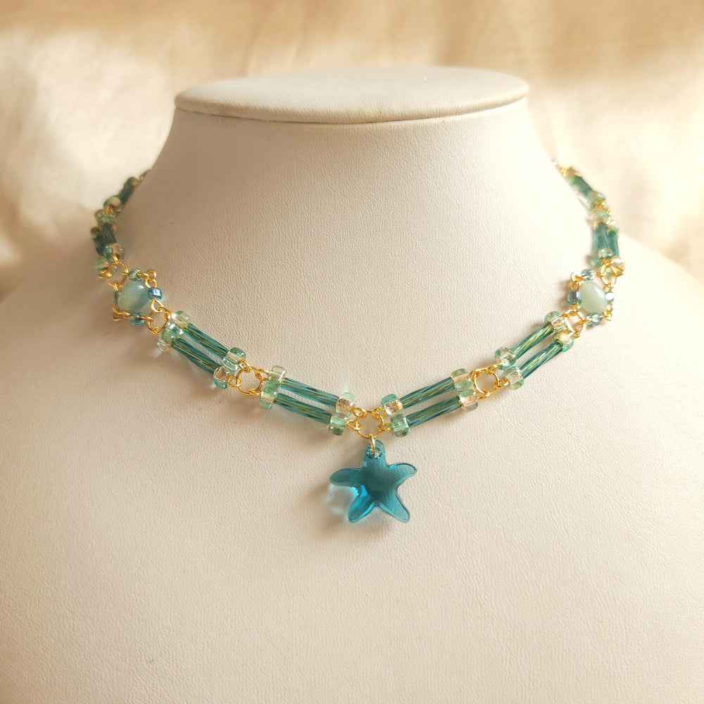 
                  
                    Aqua Star Necklace - By Cocoyu
                  
                