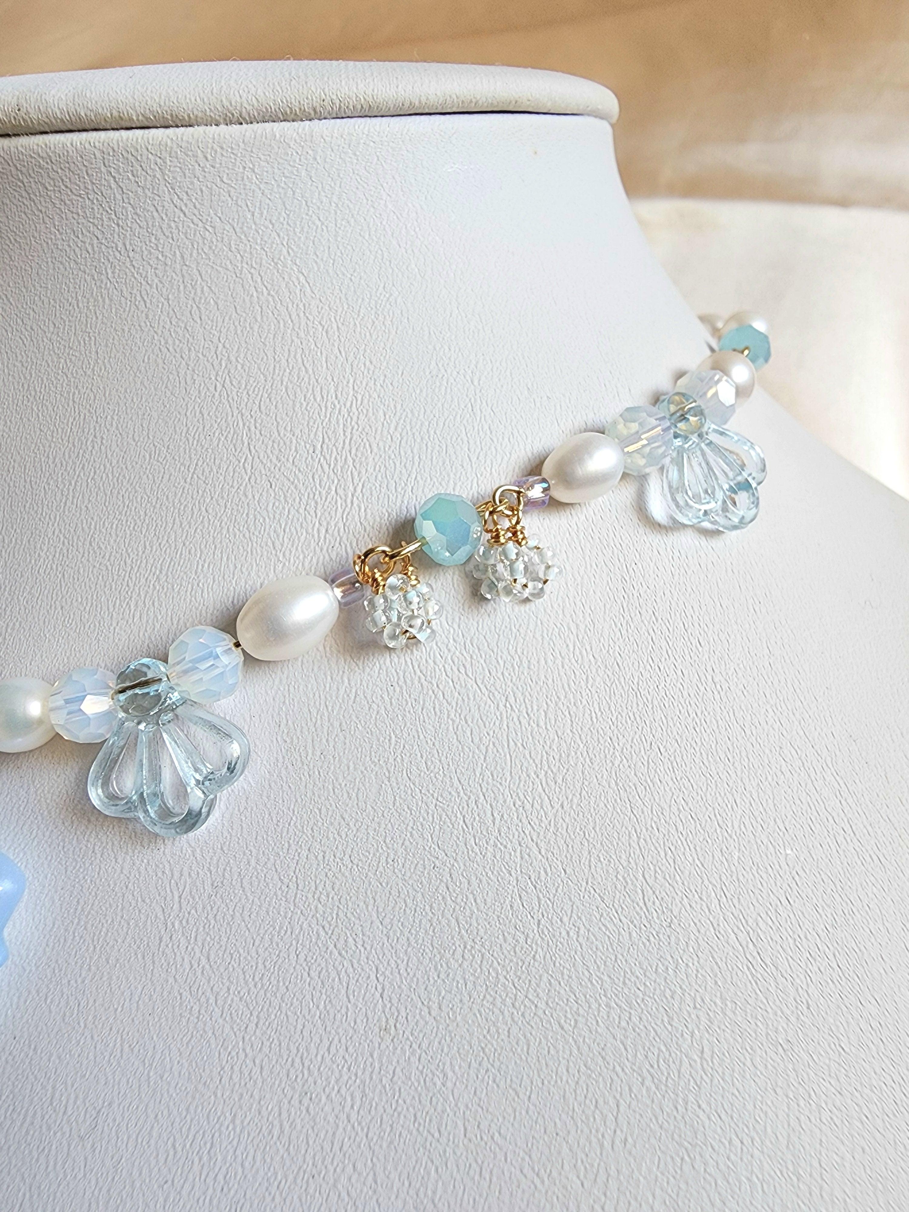 Darling Necklace - Baby Blue - Ynez Project