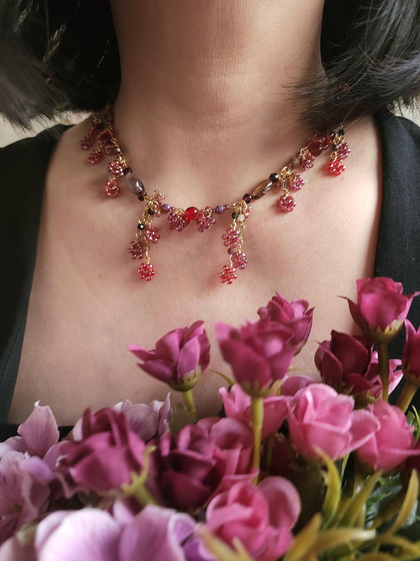 Bleeding Heart Necklace - By Cocoyu