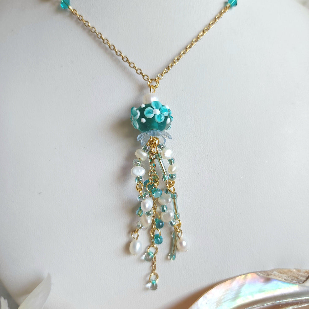 
                  
                    Blue Jellyfish Necklace - By Cocoyu
                  
                