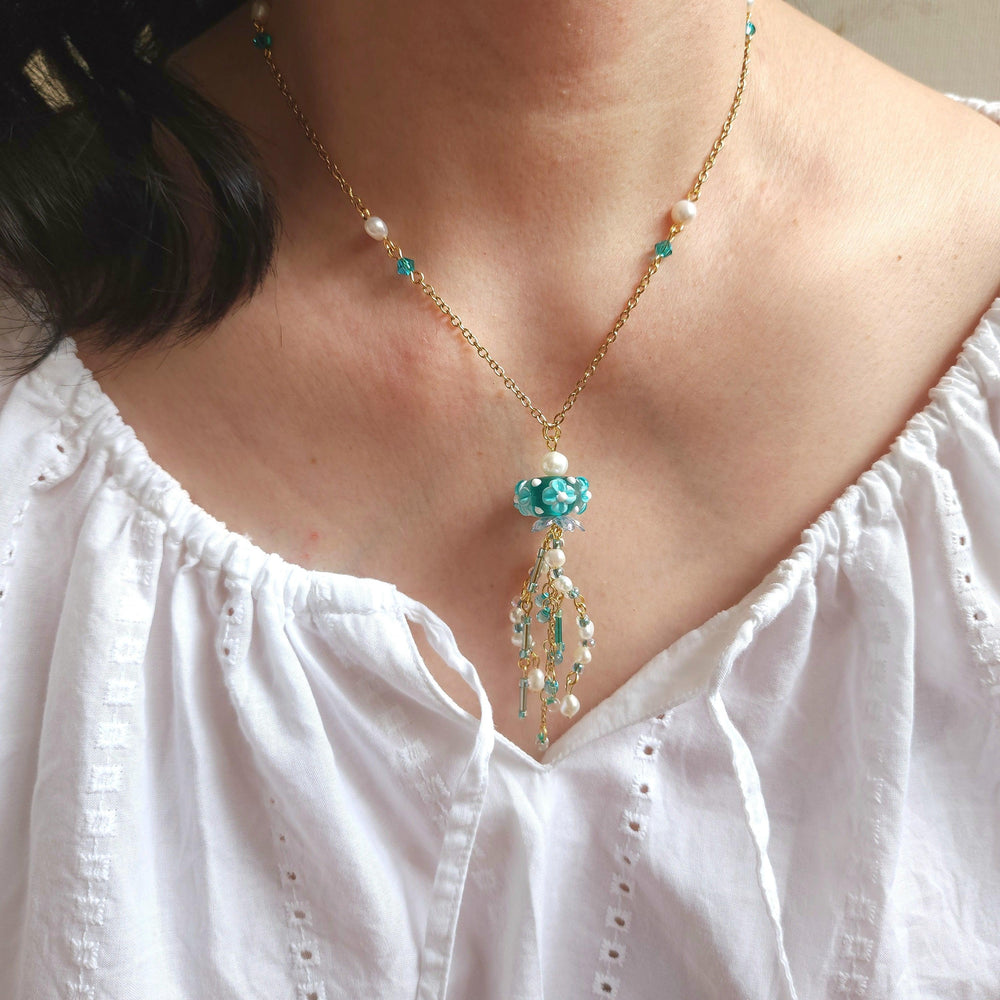 
                  
                    Blue Jellyfish Necklace - By Cocoyu
                  
                