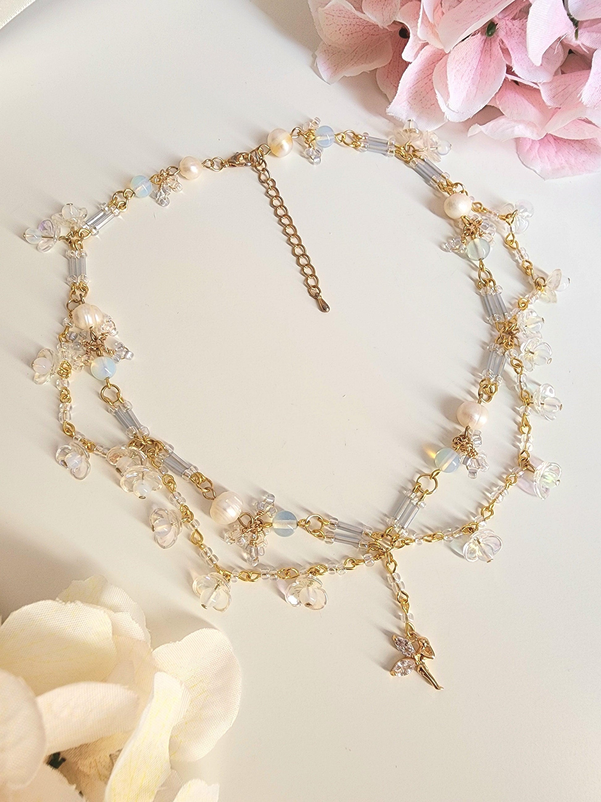Bluebell Blossoms Fairy Necklace - By Cocoyu