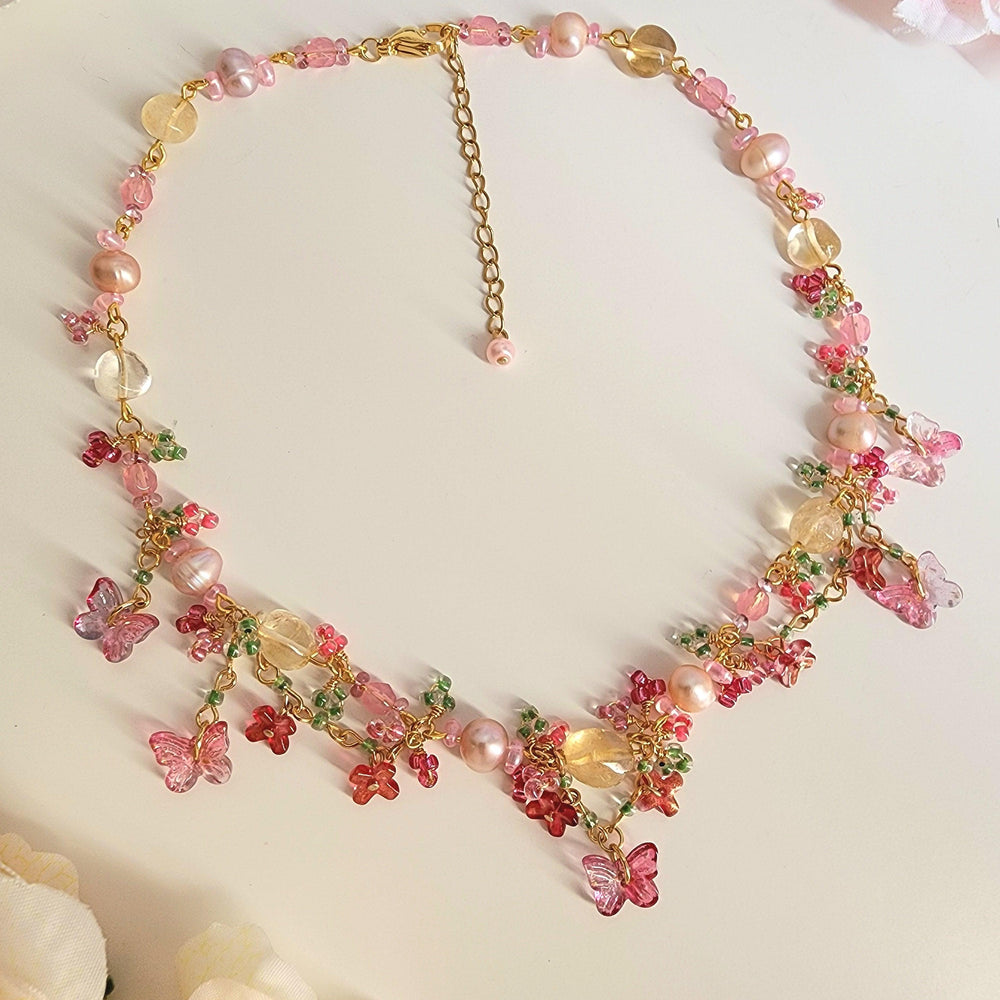 
                  
                    Butterfly Sunset Necklace - By Cocoyu
                  
                