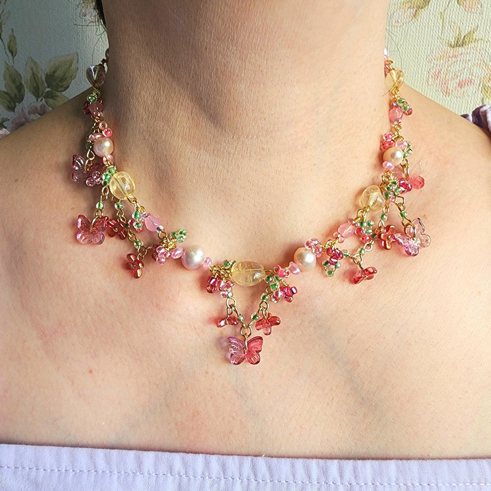 
                  
                    Butterfly Sunset Necklace - By Cocoyu
                  
                