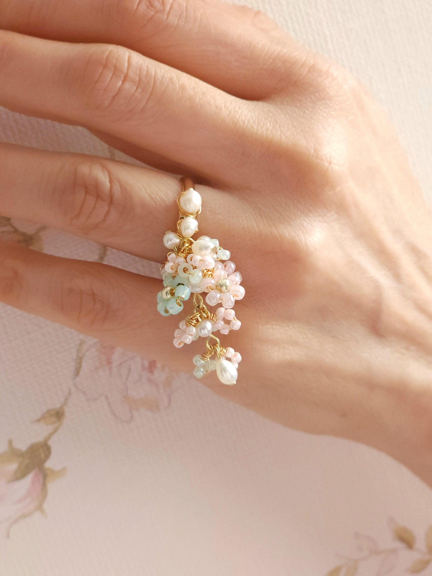 Dreamy Tides Bouquet Ring - By Cocoyu