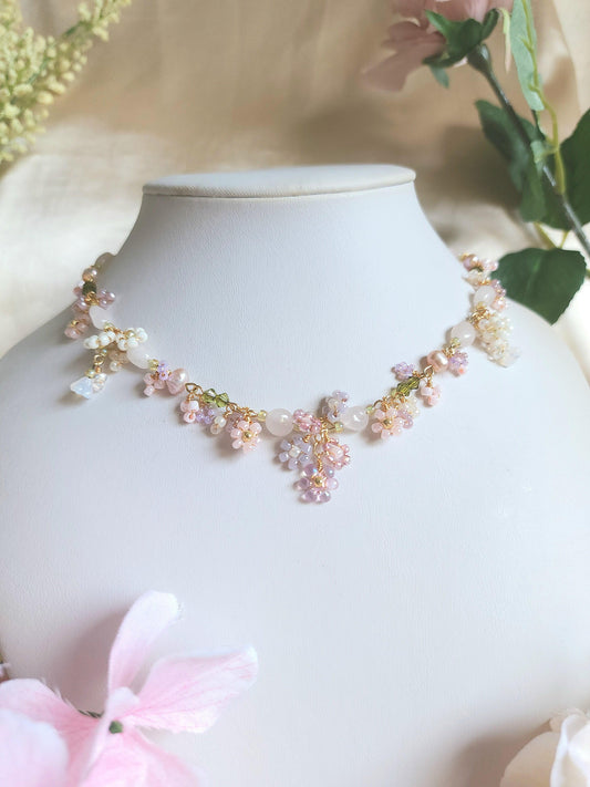 Duskfall Bouquet Necklace - By Cocoyu