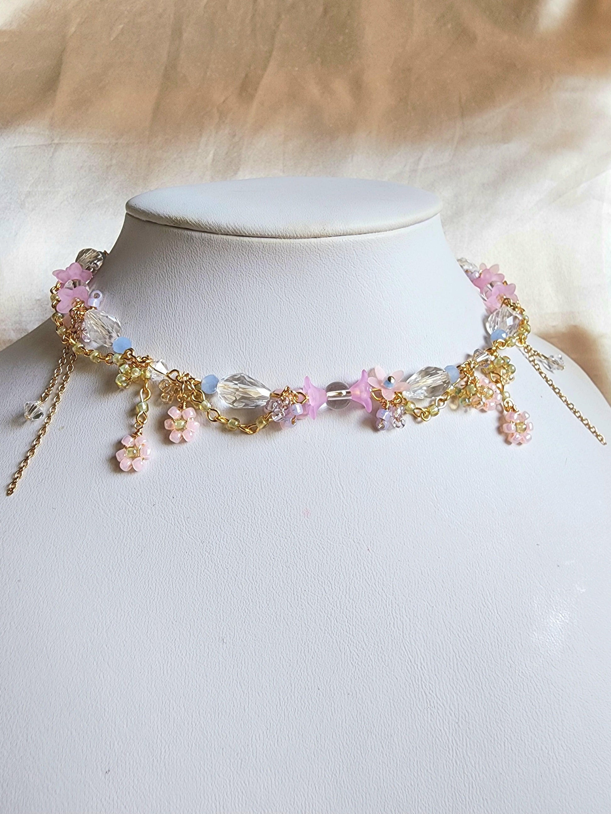 Floral Pools Necklace - By Cocoyu