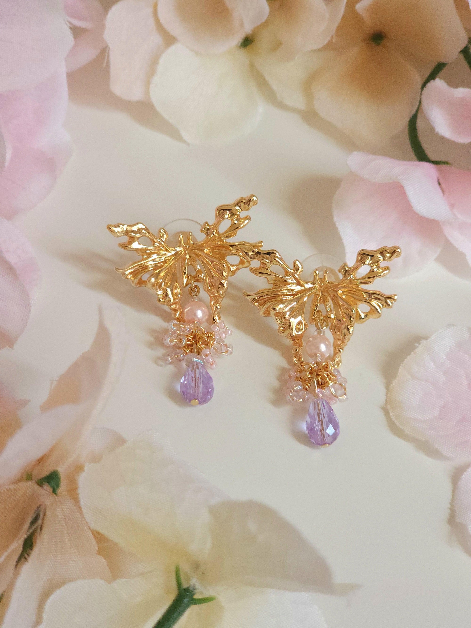 Flutter Magic Butterfly Earrings - By Cocoyu