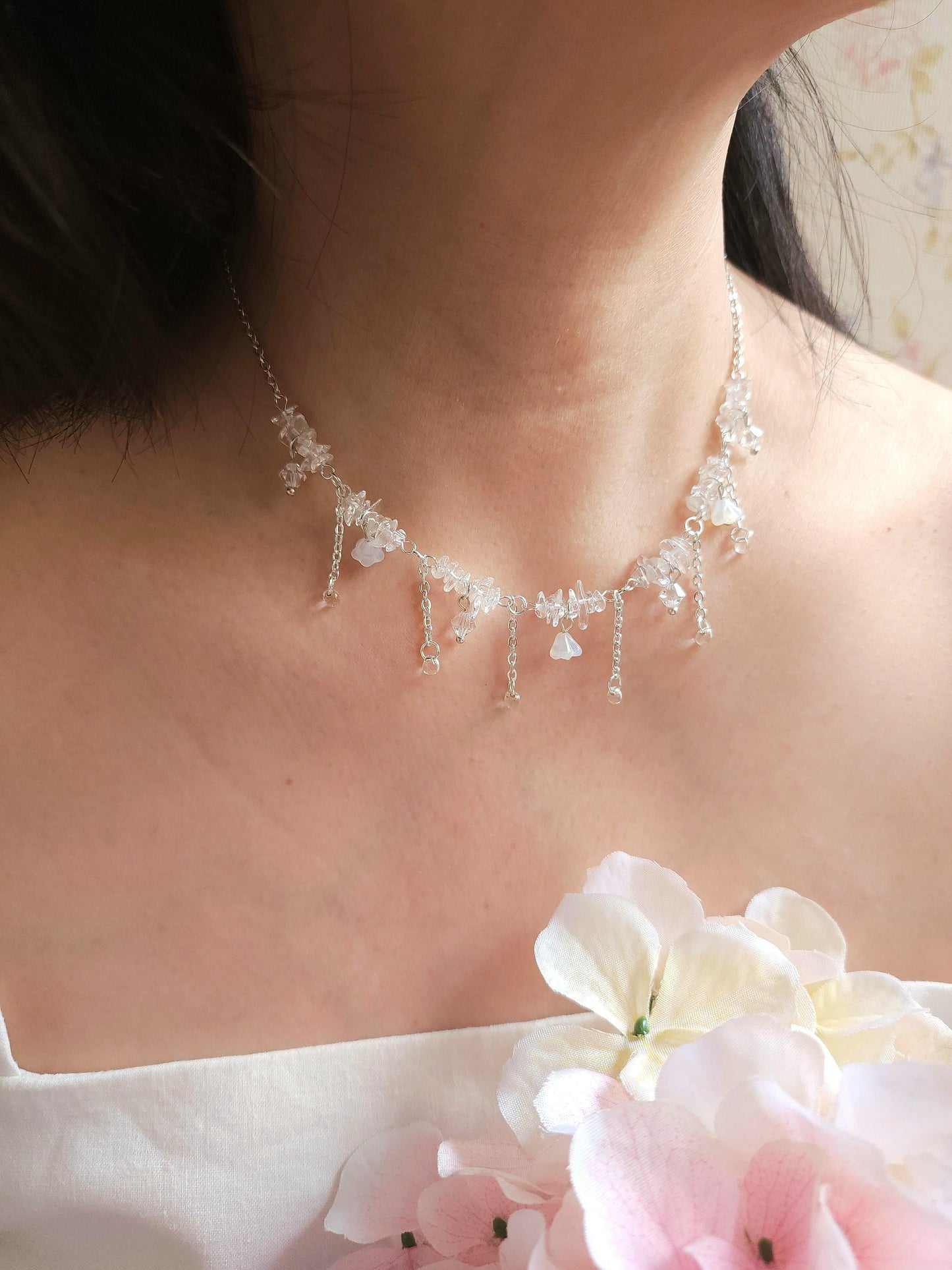 Frost Quartz Necklace - By Cocoyu