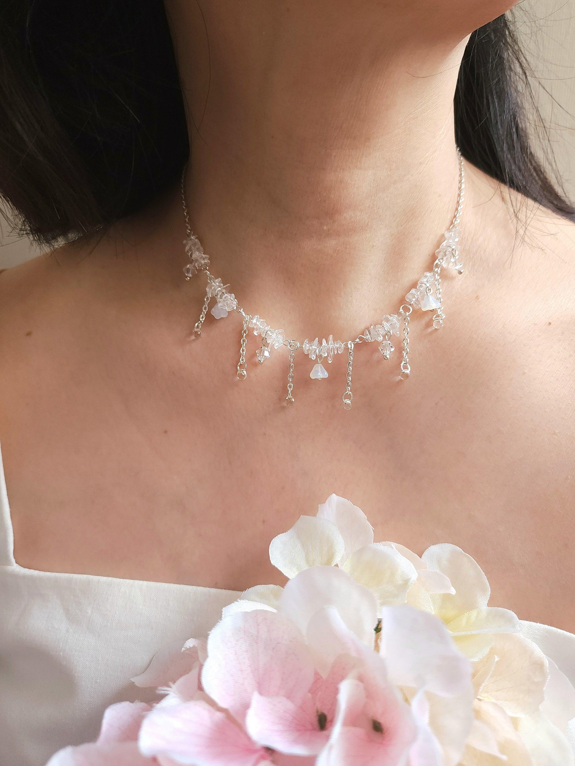 Frost Quartz Necklace - By Cocoyu