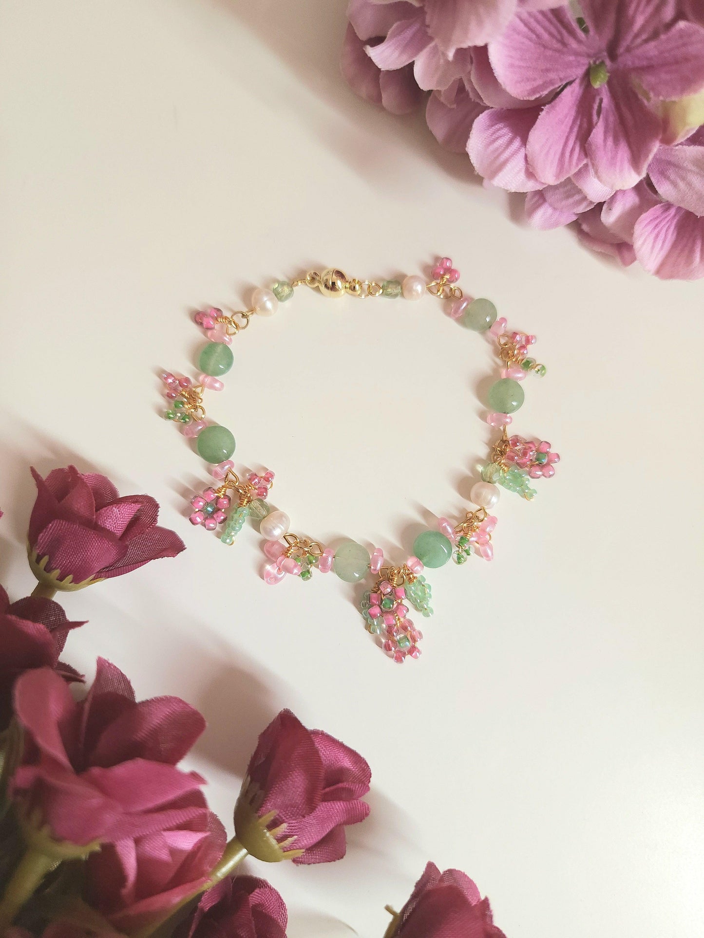 Garden Azalea Bracelet - By Cocoyu