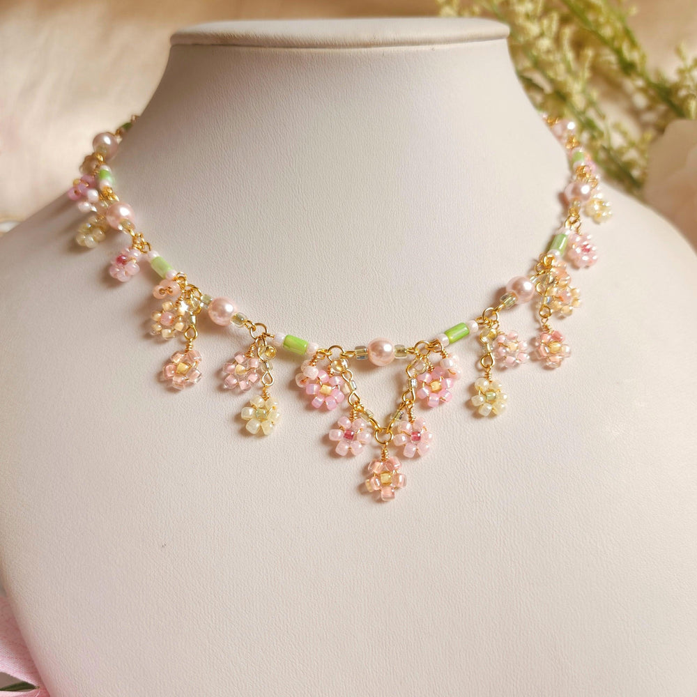 
                  
                    'Gift of Spring' Floral Bouquet Necklace - By Cocoyu
                  
                