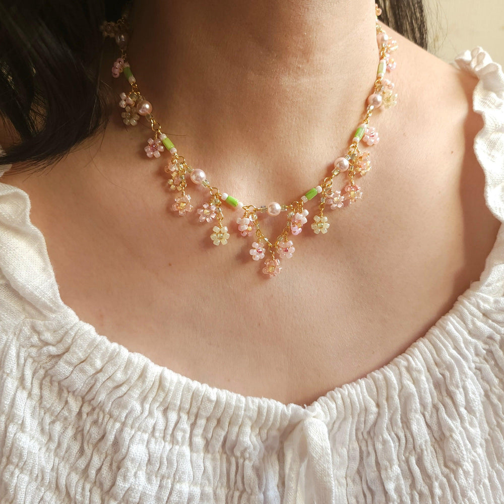 
                  
                    'Gift of Spring' Floral Bouquet Necklace - By Cocoyu
                  
                