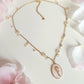 Ivory Rose Pearl Necklace - By Cocoyu