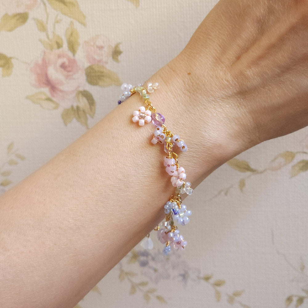 
                  
                    Lavender Haze Floral Bracelet - By Cocoyu
                  
                