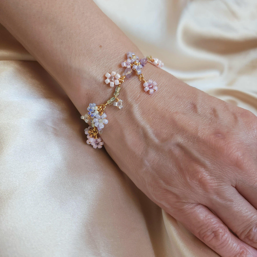 
                  
                    Lavender Haze Floral Bracelet - By Cocoyu
                  
                