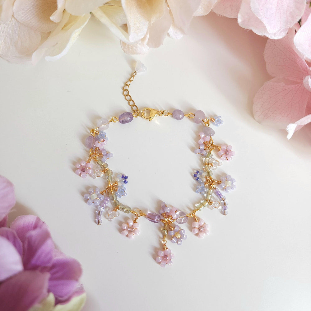 
                  
                    Lavender Haze Floral Bracelet - By Cocoyu
                  
                